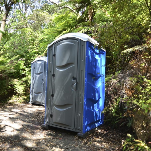 what is the capacity of construction porta potties